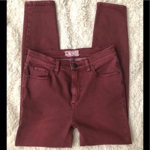 🔥 Sale 🔥Free People Maroon Skinny Pant